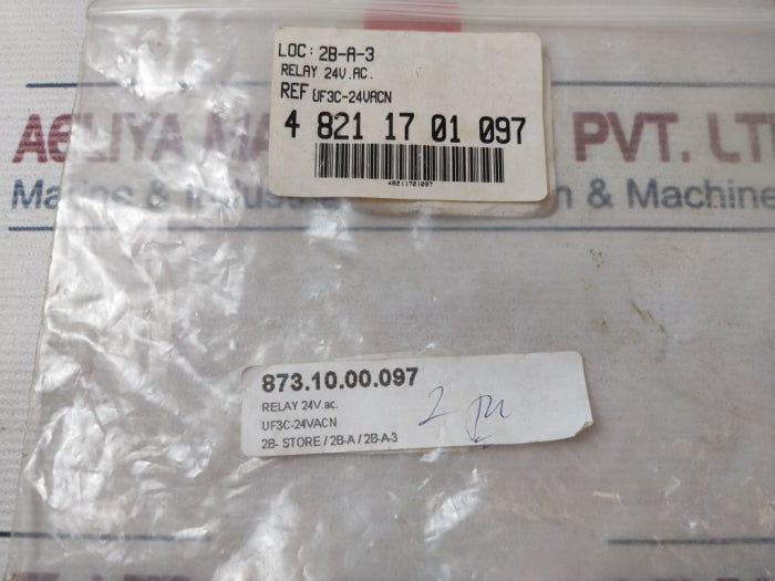 Kuhnke UF3C-24VACN Universal Relay 24V AC GRL0434100019