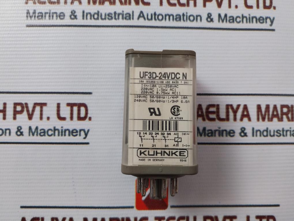 Kuhnke Uf3D-24Vdc N Universal Relay 10A