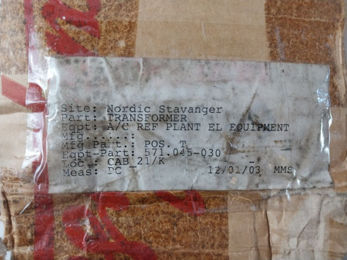 Kukil Electric 571.045-030 Transformer