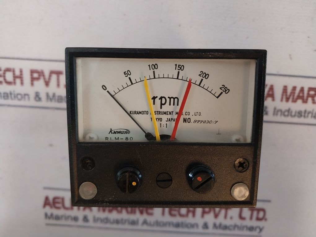 Kuramoto Instrument Rlm- 80 Meter 0-250Rpm