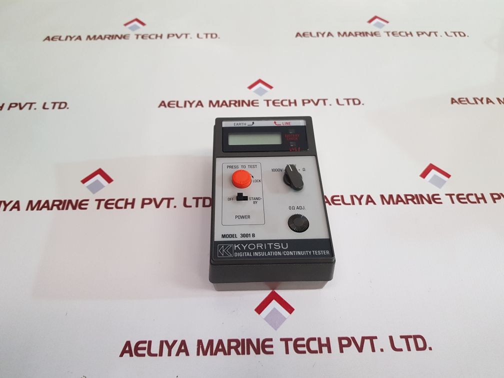 Kyoritsu 3001 B Digital Insulation Continuity Tester - Aeliya Marine Tech