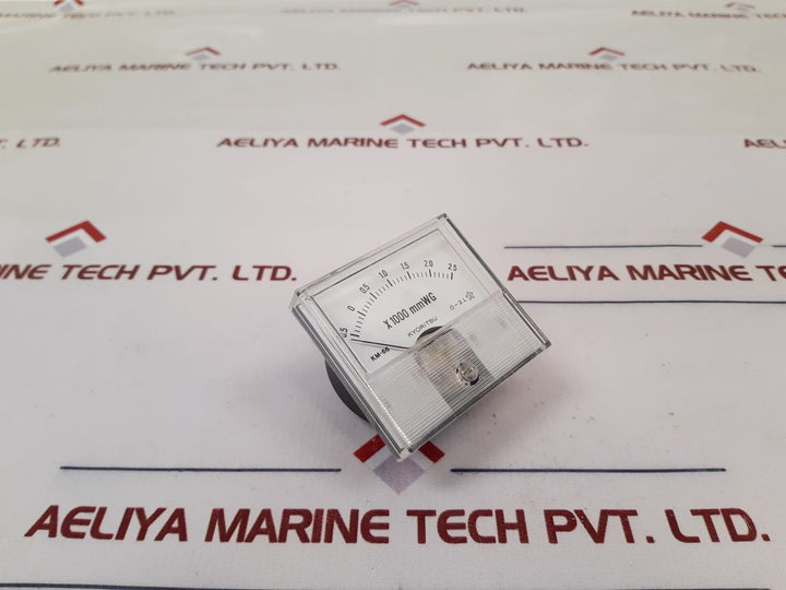 Kyoritsu Km-66 Analogue Panel Meter X 1000 Mmwg
