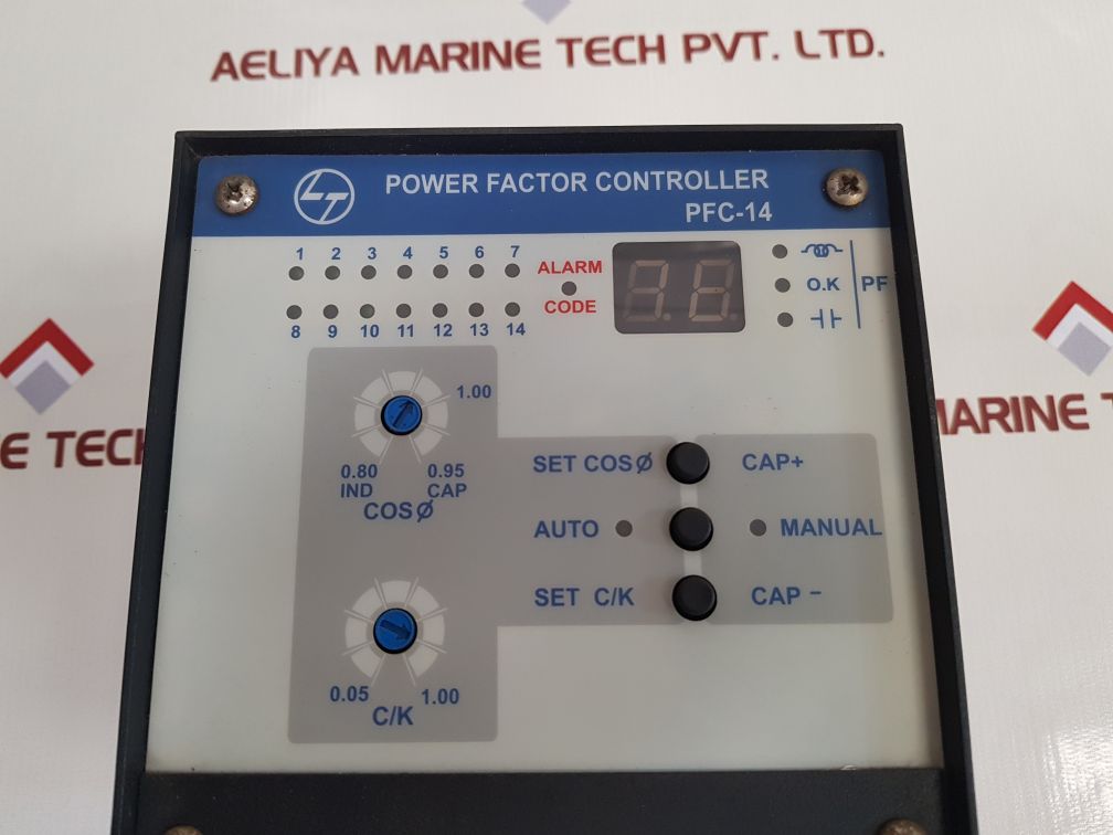 L&t pfc-14 power factor control monitoring relay - Aeliya Marine Tech
