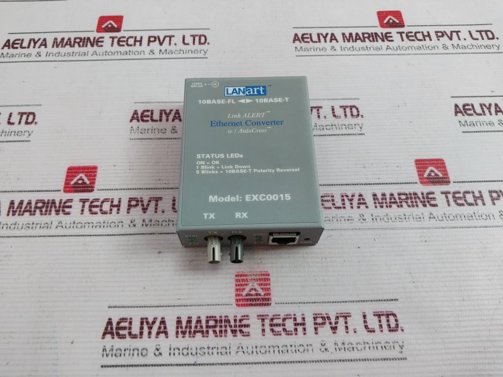 Lanart Exc0015 Ethernet Converter 12Vdc 500Ma