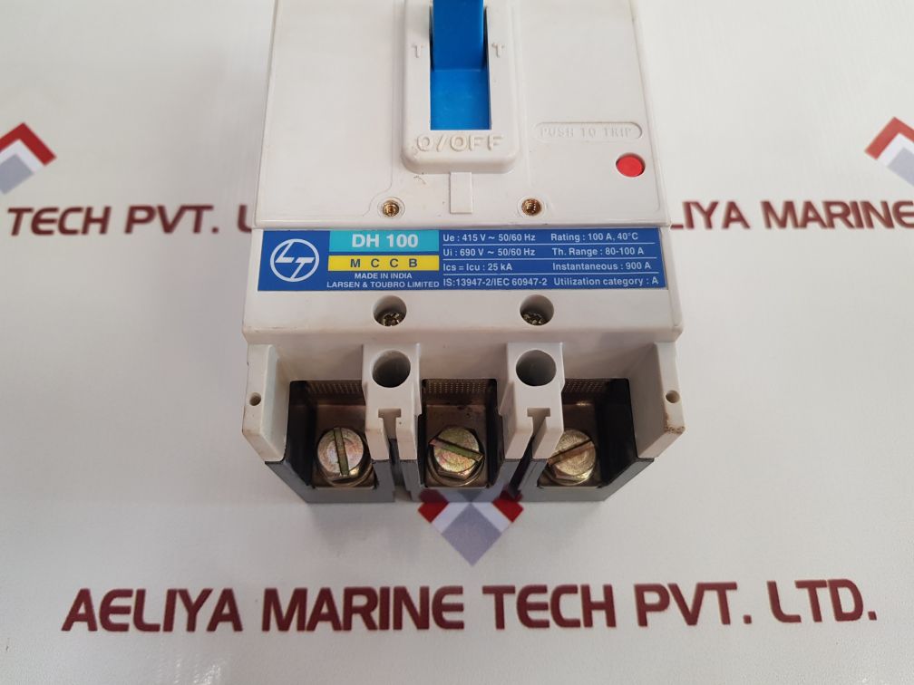 Larsen & Toubro Dh 100 Mccb Circuit Breaker 80-100A - Aeliya Marine Tech