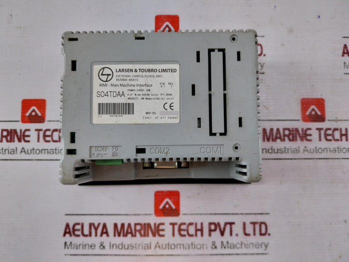 Larsen & Toubro S04Tdaa Ln Touch Human Machine Interface Rev:F 24Vdc
