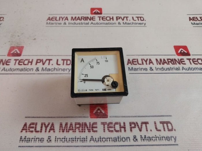 Leci 75/5A Analog Ammeter 0-75/150 A