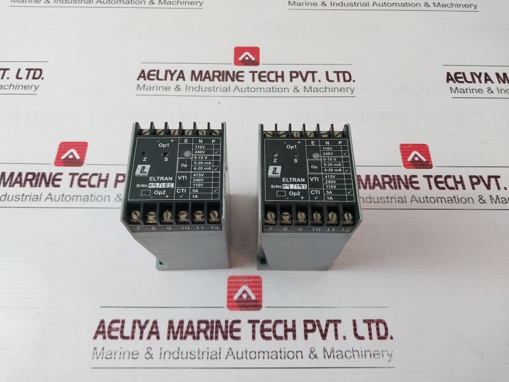 Lectrotek Eltran Voltage And Current Transducer 240V 4-20 Ma 09/09-244R1