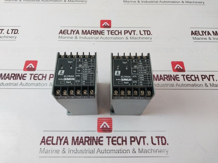Lectrotek Eltran Voltage And Current Transducer 240V 4-20 Ma 09/09-244R1