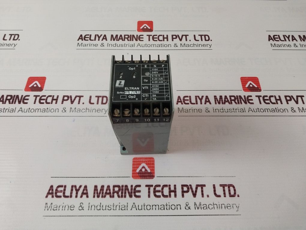 Lectrotek Eltran Voltage And Current Transducer 240V 4-20 Ma 09/09-244R1