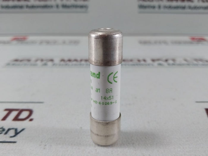Lot of 10X Legrand 141 08 Cartridges Fuse Cylindrical 8A AM- 500V~