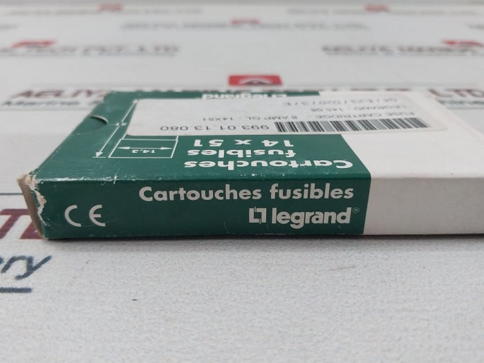 Lot of 10X Legrand 141 08 Cartridges Fuse Cylindrical 8A AM- 500V~