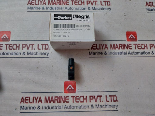 Legris 3379 08 00 Connector For 2 Tubes In Line 8-5/16