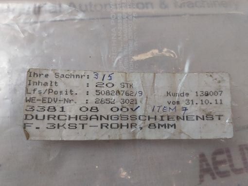 Legris 3381 08 00 3 Multi-Port Pneumatic Push-in Connector