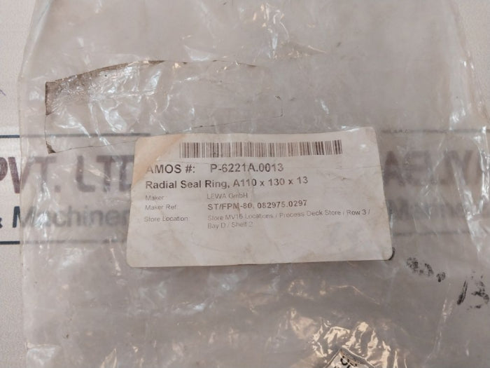 Lewa 11013013 Seal Ring P-6221a.0013