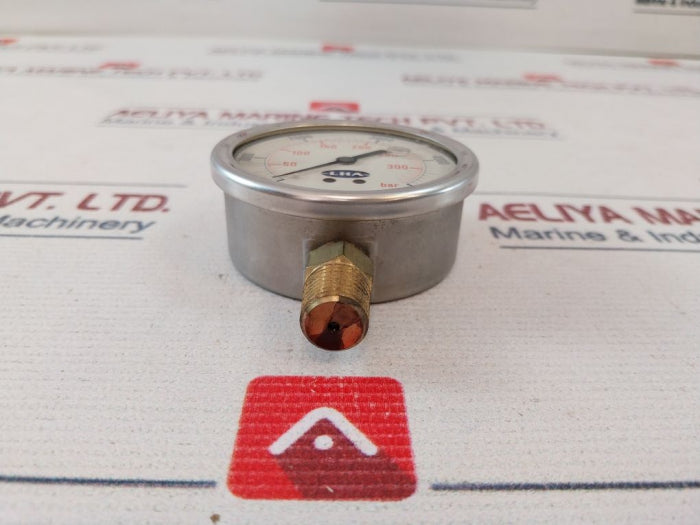 Lha Pgl-a-63-n-b-5000s Pressure Gauge 0-5000psi (0-350bar)