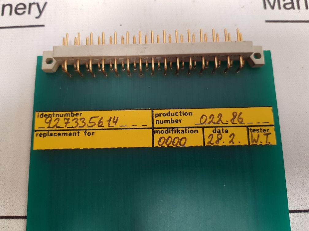 Liebherr 0002-555.78.00.021-0 pcb card 92 73 356 14