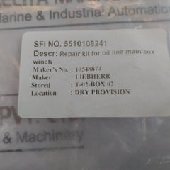Liebherr 10548874 Repair Kit For Oil Line Main/Aux Winch