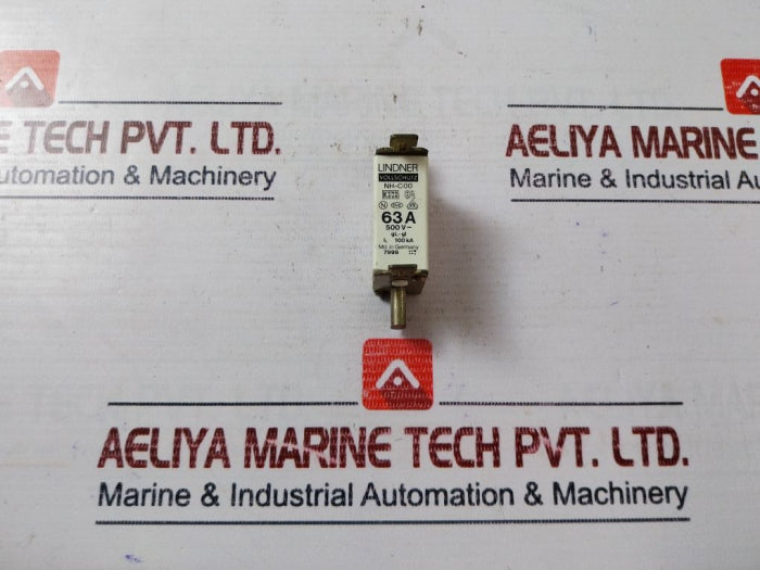 Lindner Nh-c00 Fuse 63A 500V Ac
