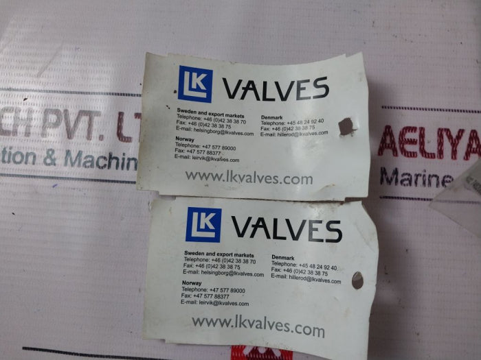 Lk Valves Gc-2 Hydraulic Control Station With 2 Control Handle