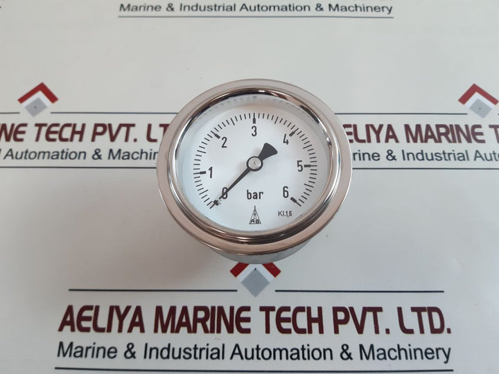 Lohmann+stolterfoht kl.1,6 pressure gauge 0-6 bar