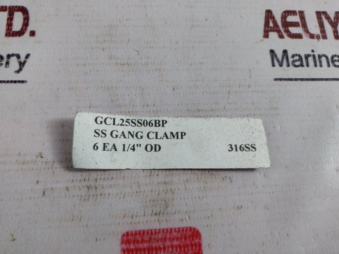 Lot of 10X CAMERON 2720448-04-06 316SS Gang Clamp Set 1/4" X 6 Line