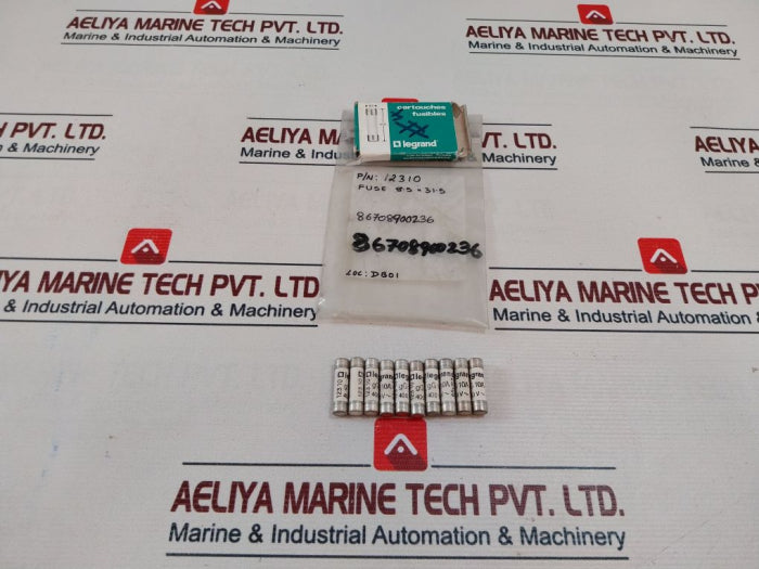 Lot Of 10X Legrand 123 10 Fuse Cartridge 10A 400V