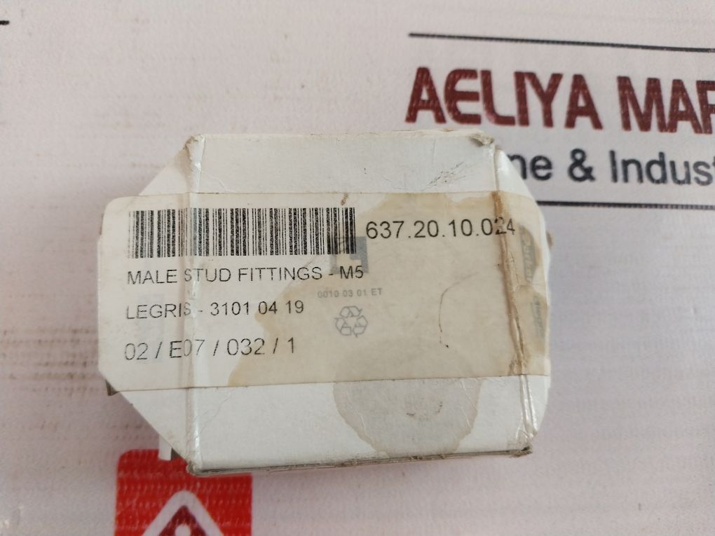 Lot Of 10X Legris 3101 04 19 Male Stud Fittings-M5