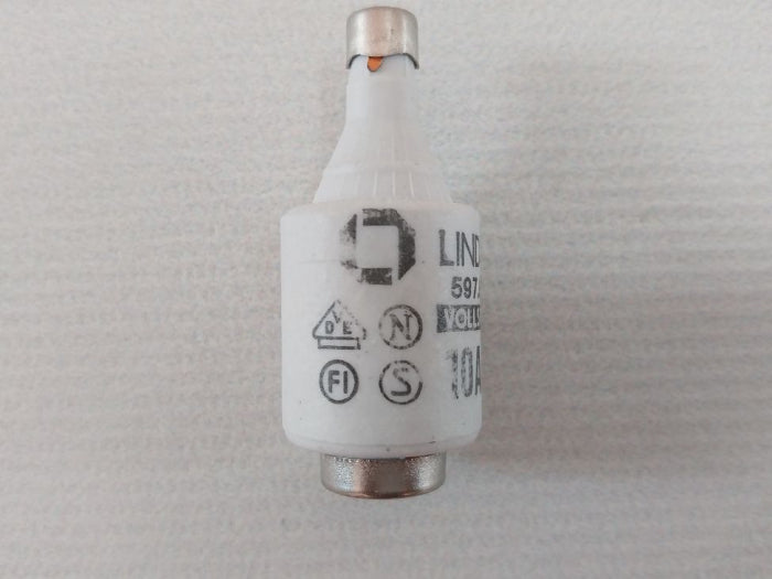 Lot of 5X LINDNER 597.0107 Diazed Fuse Cartridge 10A 500V