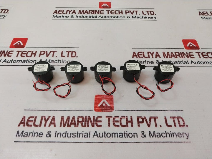 Lot of 10X Mallory PK-20A35EW Piezo Indicator 3-24V DC