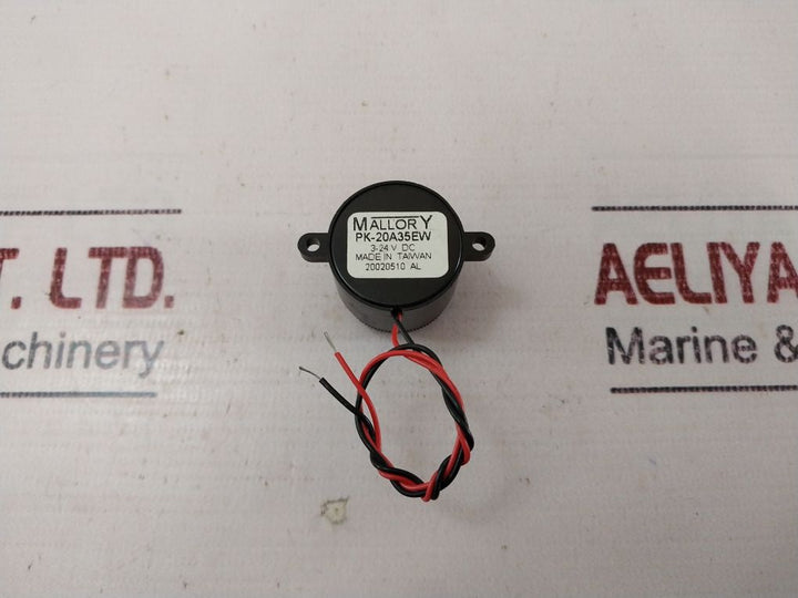 Lot of 10X Mallory PK-20A35EW Piezo Indicator 3-24V DC
