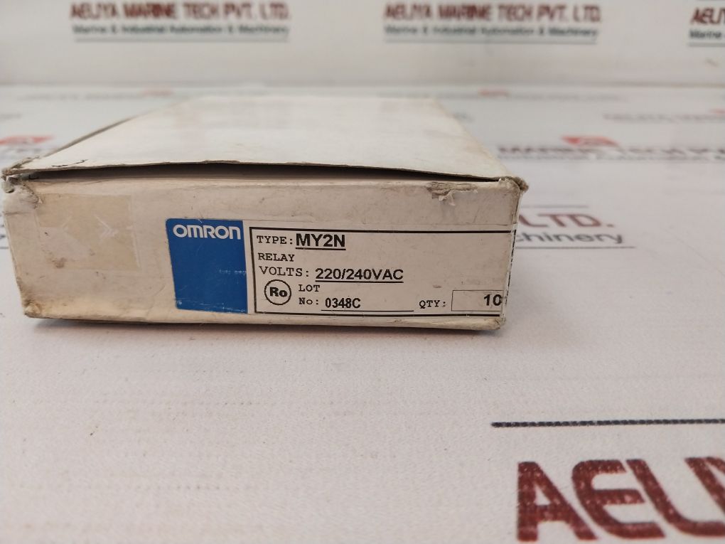 Lot of 5X Omron MY2N Relay 220/240 VAC
