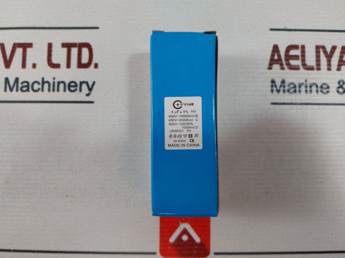 Lot Of 10X Vyhr ÎœF 4 ÂµF Â±5% Yhr Motor Capacitor En 60252