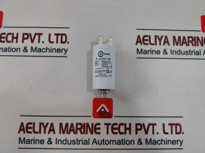 Lot of 10X Vyhr 4 µF ±5% Yhr Motor Capacitor EN 60252