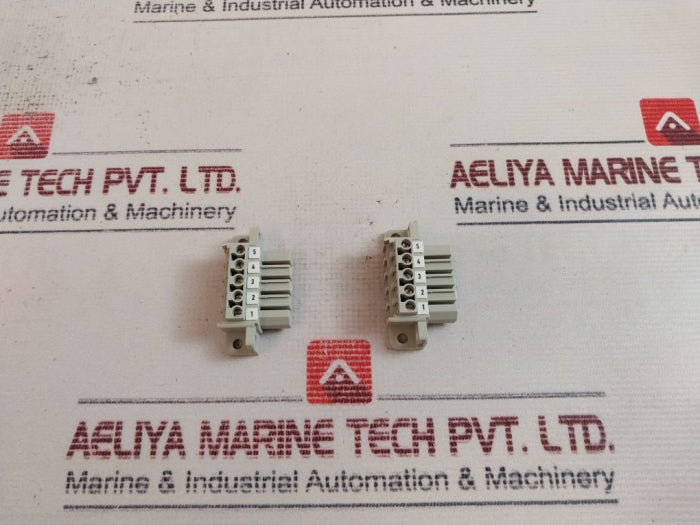 Lot of 10X Weidmuller 1612050000 PCB Terminal Block Plug 600V-25A