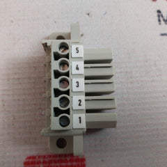Lot of 10X Weidmuller 1612050000 PCB Terminal Block Plug 600V-25A