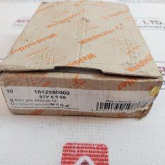Lot of 10X Weidmuller 1612050000 PCB Terminal Block Plug 600V-25A