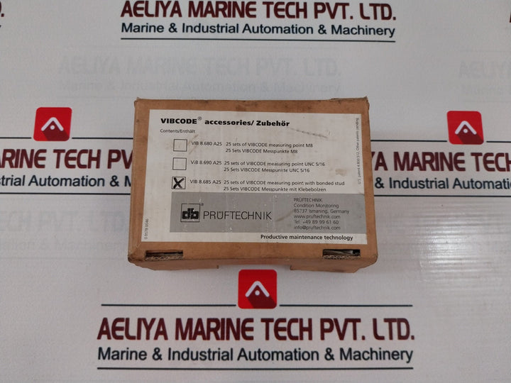 Pruftechnik Vib 8.685 A25 Measuring Point With Bonded Stud