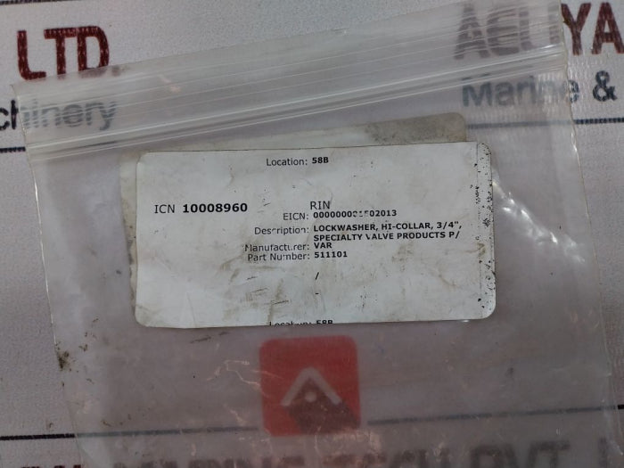 Lot of 15X Var 511101 Lockwasher Hi-collar ICN 10008960 3/4"
