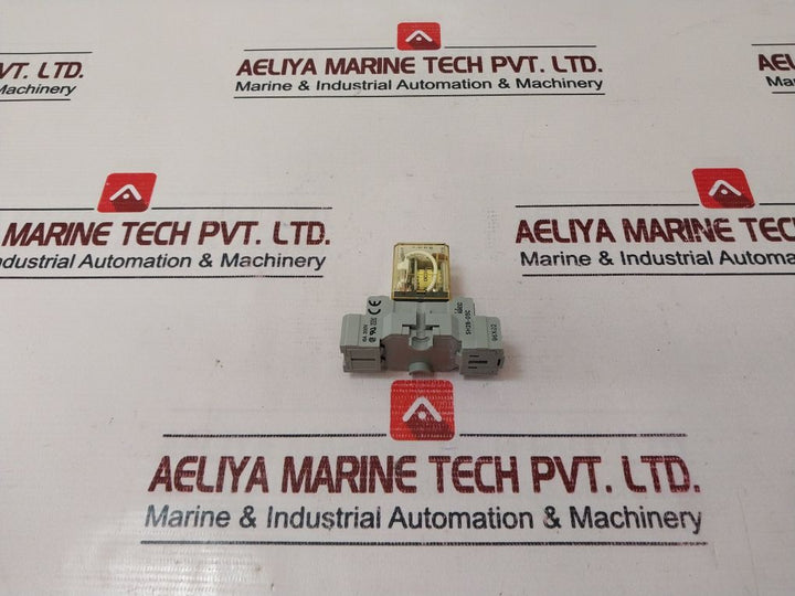 Lot of 3X IDEC RH2B-UL Power Relay With Base DC24V 10A