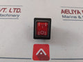 Lot of 2X Arcolectric 129-426 Rocker Switch Panel Mount 230v