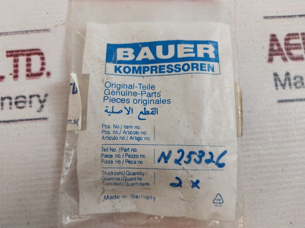 Bauer N25326 Breathing Air Compressor Filter Oil 3557466