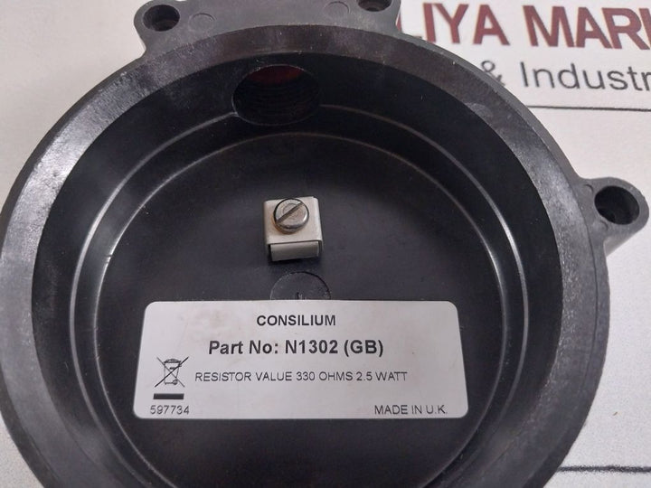 Lot of 2X Consilium n1302 (gb) fire alarm cover(part only)