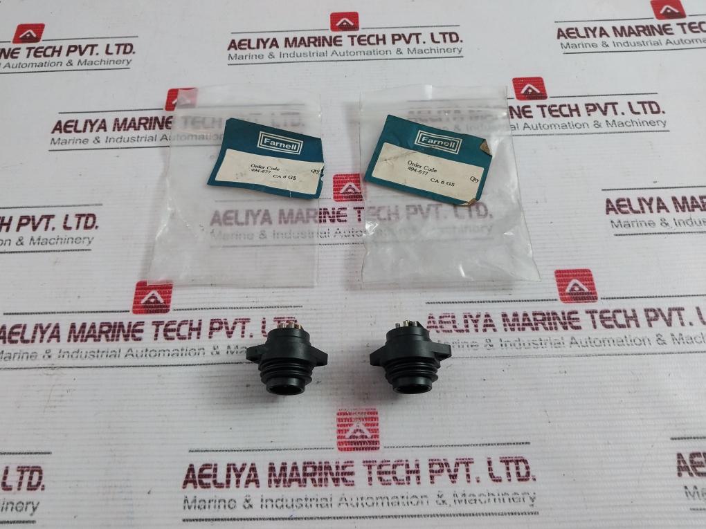 Lot Of 2X Farnell Ca6Gs Circular Connector