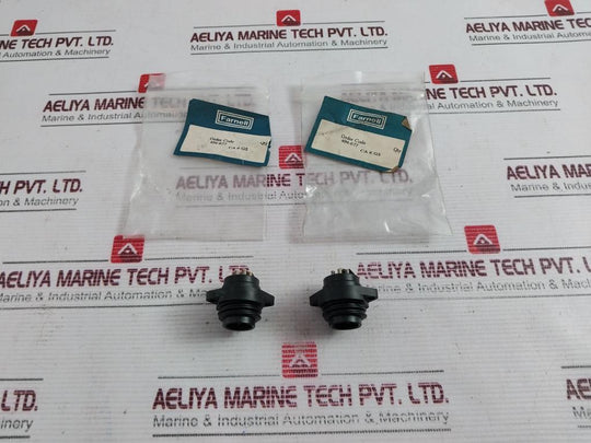 Lot Of 2X Farnell Ca6Gs Circular Connector