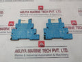 Lot Of 2X Finder 34.81.7.060 Relay With 93.01.7.060 Socket 6A 300V
