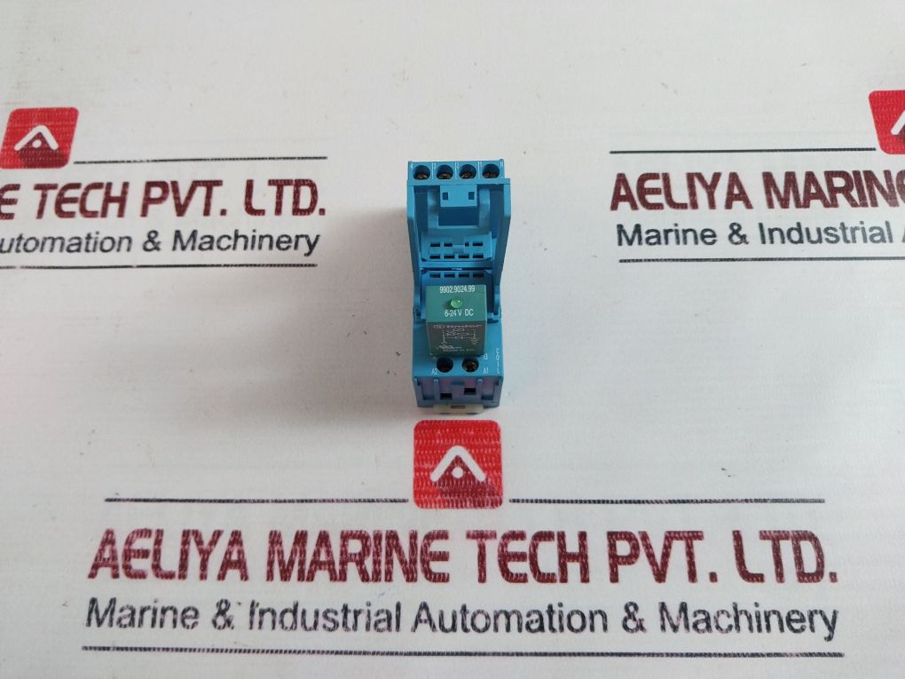Lot Of 2X Finder 94.04 Relay With Base 10A 300V
