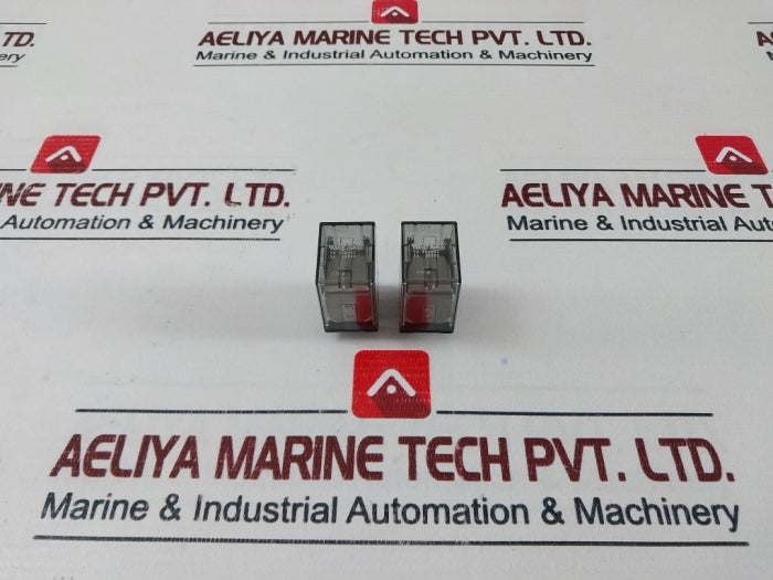 Lot Of 2X Fuji Electric Hh52P Relay 5A 200-220V 50/60Hz