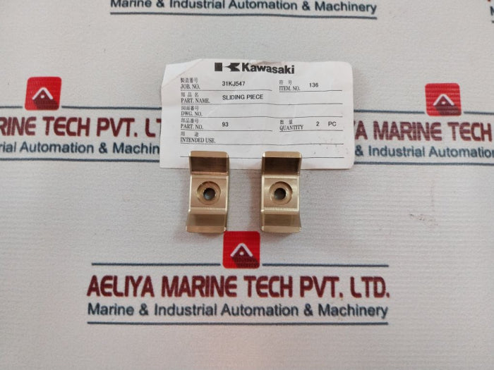 Lot Of 2X Kawasaki 93 Sliding Piece 136