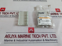 Lot of 2X Merlin Gerin 68991 5 Pole Blanking Plate